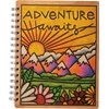 Spiral Notebook - Adventure Awaits - 5.75" x 7.50" x 0.50" - Paper, Metal