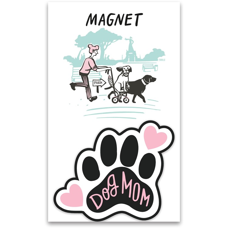 Dog Mom Magnet - Magnet, Paper