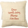 Pillow - Tooth Fairy Pink - 5" x 5", Pocket: 3.50" x 2.75" - Cotton, Linen
