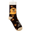 I Love My Golden Retriever Socks - Cotton, Nylon, Spandex