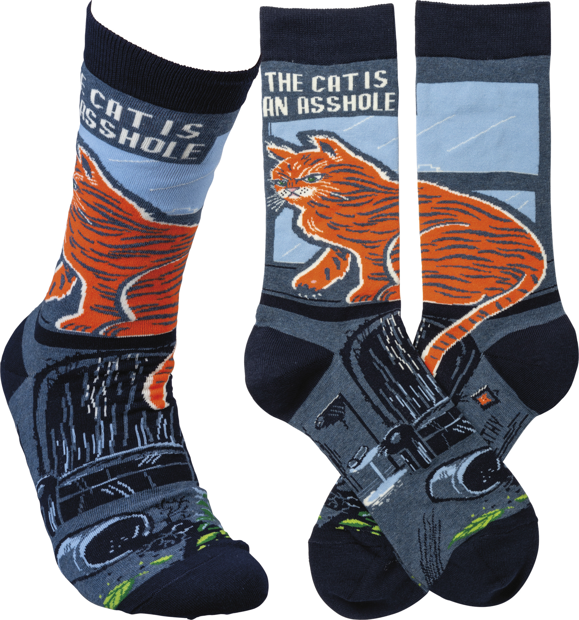 Details about   One Cat Away From Being A Crazy Cat Lady Socks One Size Fits Most