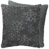 Snowflake Pillow - Cotton, Canvas, Zipper