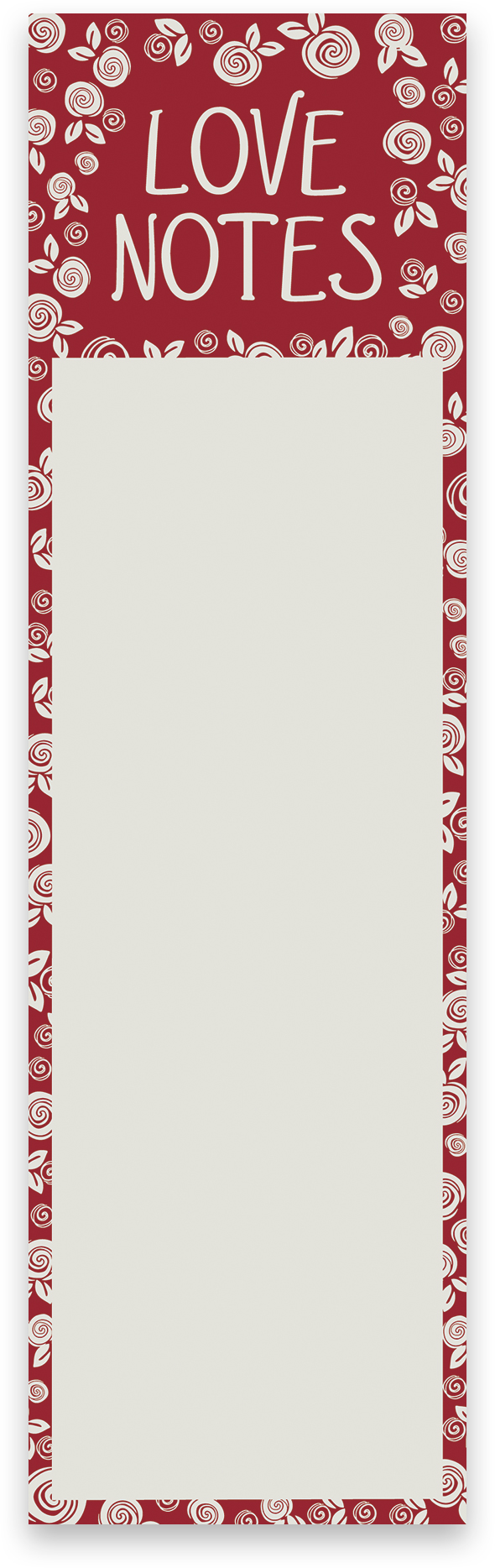 List Notepad Love Notes Hand Illustrated Collection Primitives By