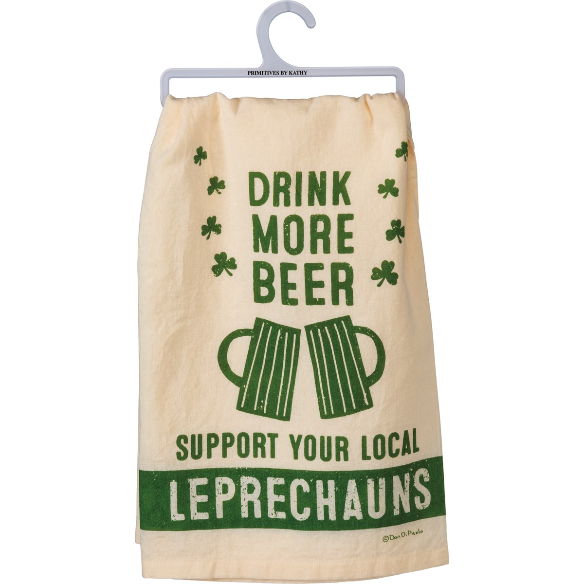 More Beer Support Leprechauns Kitchen Towel - Cotton