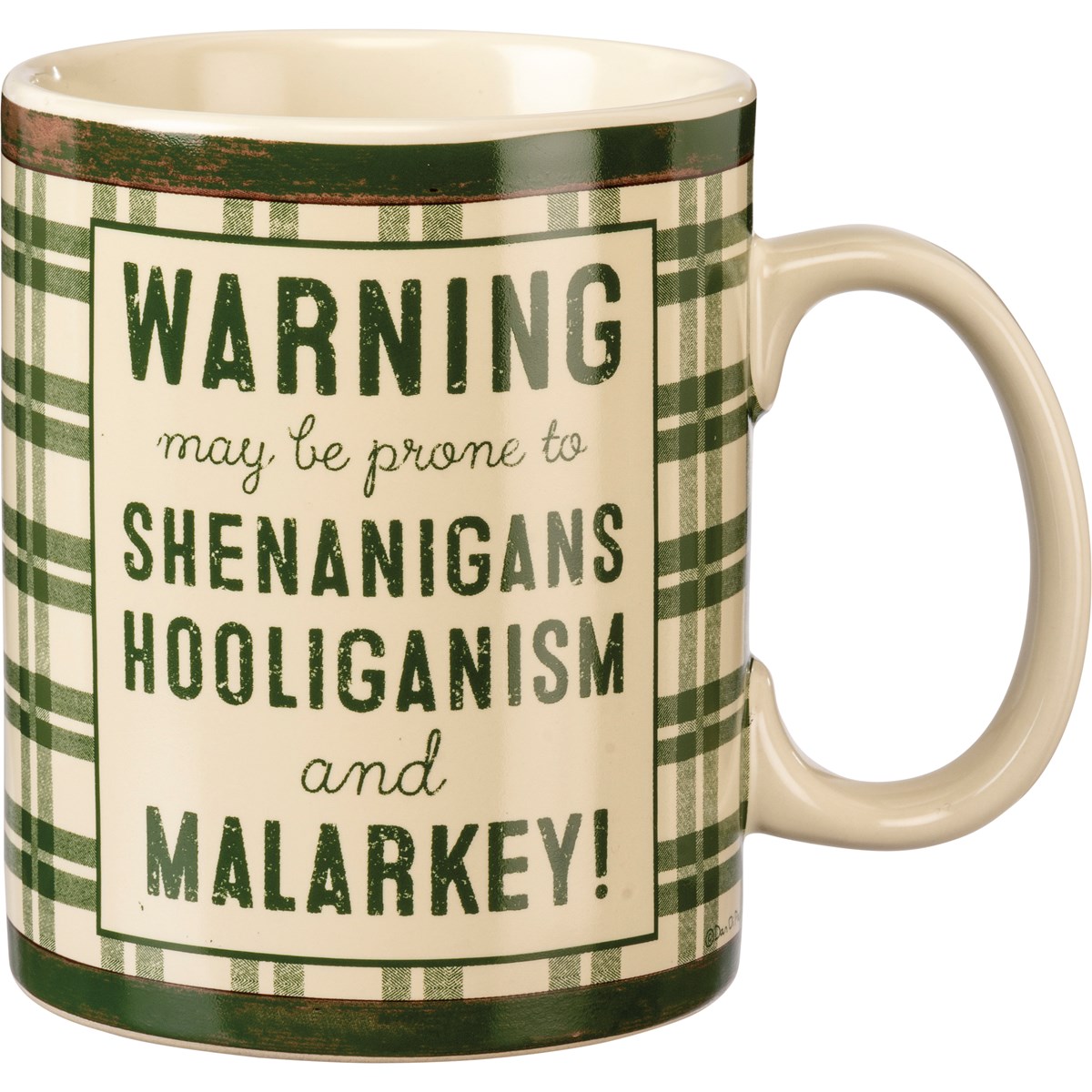 Shenanigans Hooliganism and Malarkey Mug - Stoneware