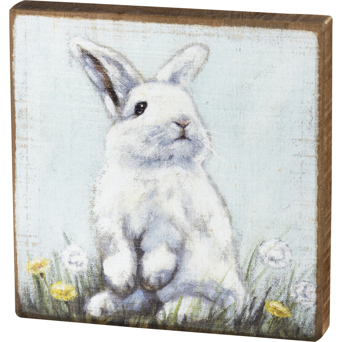 Rabbit Block Sign | Primitives By Kathy