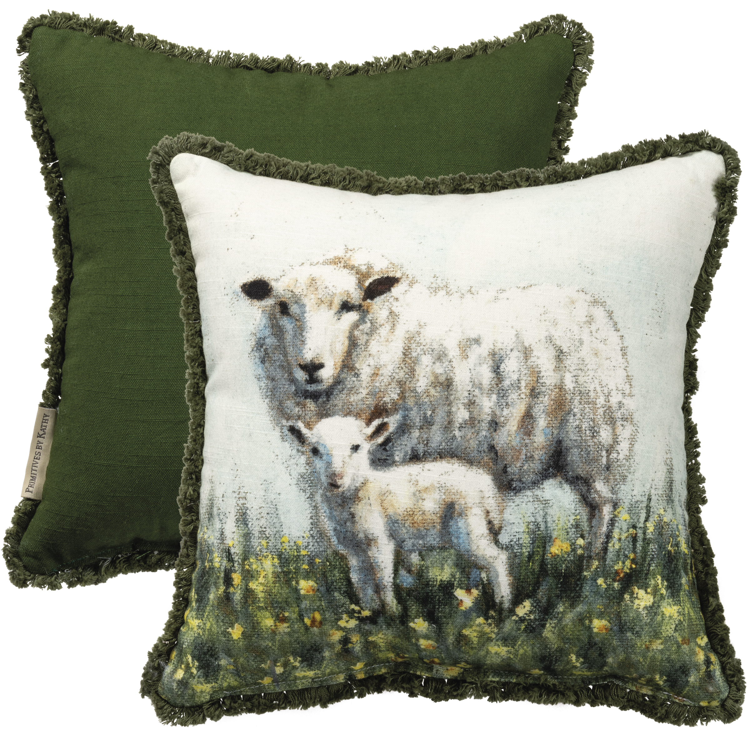 sheep throw pillow