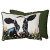 Pillow - Cow - 20" x 15" - Cotton, Zipper