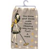 Make House Cleaning Fun A Maid Kitchen Towel - Cotton