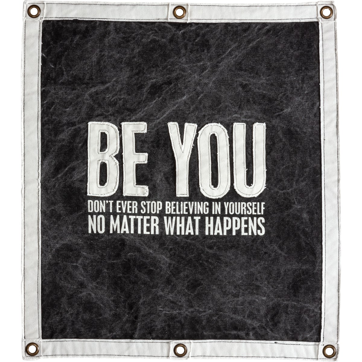 Be You No Matter What Happens Wall Banner - Canvas, Metal