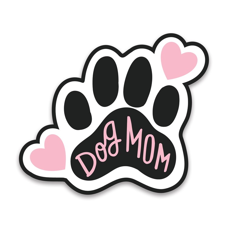 Dog Mom Car Magnet - Magnet