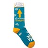 Socks - Awesome Grandma - One Size Fits Most - Cotton, Nylon, Spandex