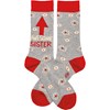 Awesome Sister Socks - Cotton, Nylon, Spandex