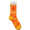 Socks - Awesome Aunt - One Size Fits Most - Cotton, Nylon, Spandex
