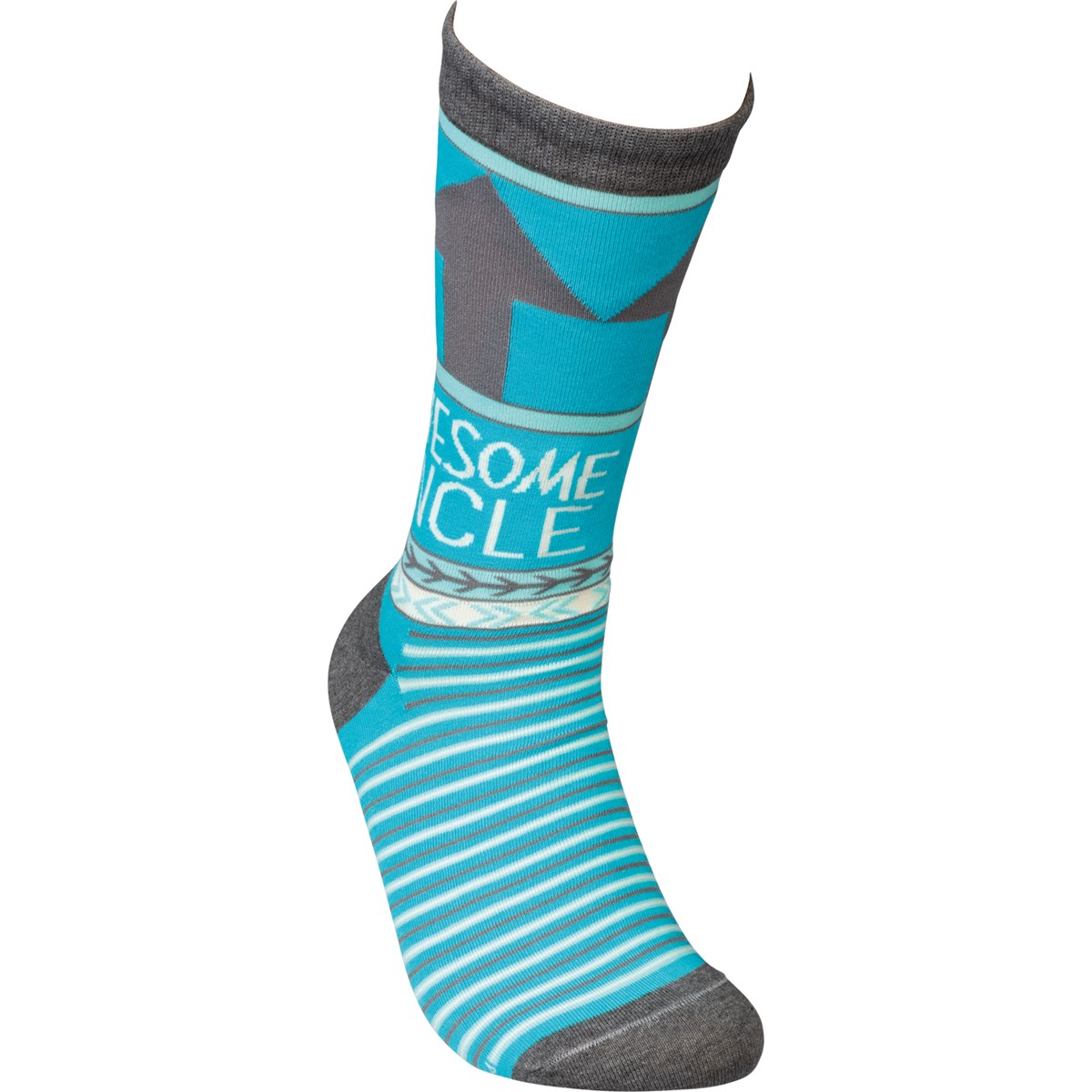 Socks - Awesome Uncle - One Size Fits Most - Cotton, Nylon, Spandex