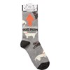 Socks - Awesome Dog Mom - One Size Fits Most - Cotton, Nylon, Spandex