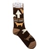 Socks - Awesome Dog Dad - One Size Fits Most - Cotton, Nylon, Spandex