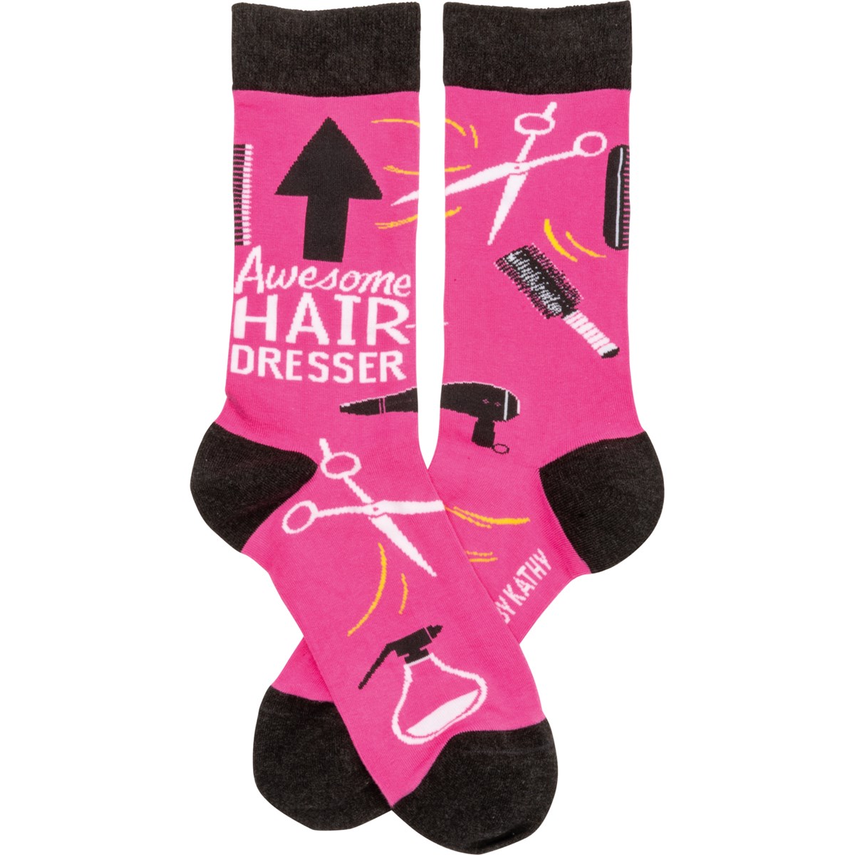Awesome Hairdresser Socks - Cotton, Nylon, Spandex