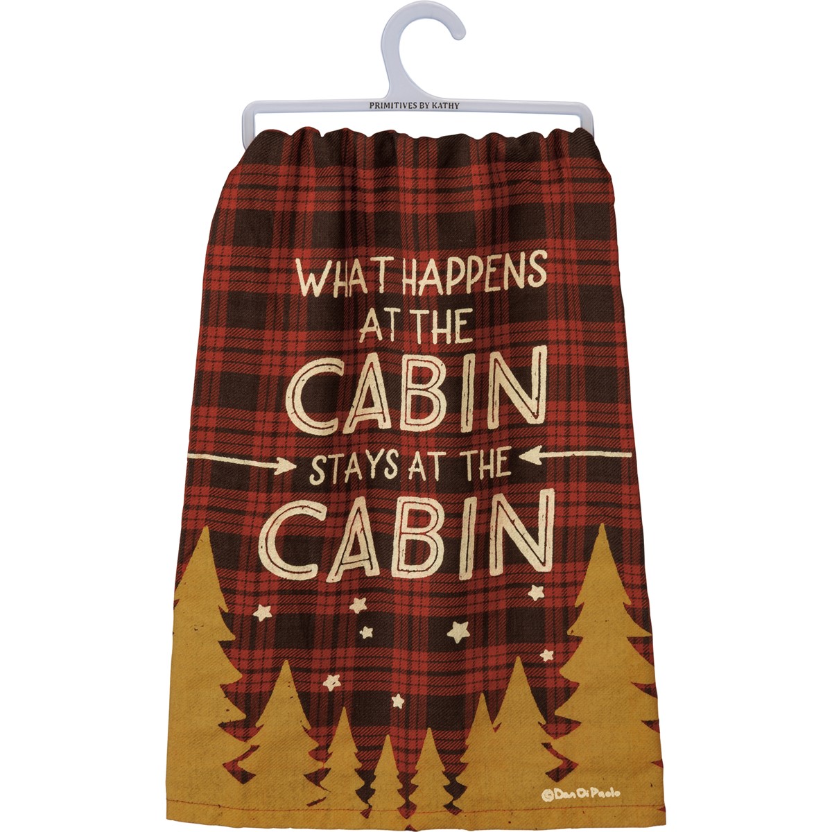What Happens At The Cabin Kitchen Towel - Cotton