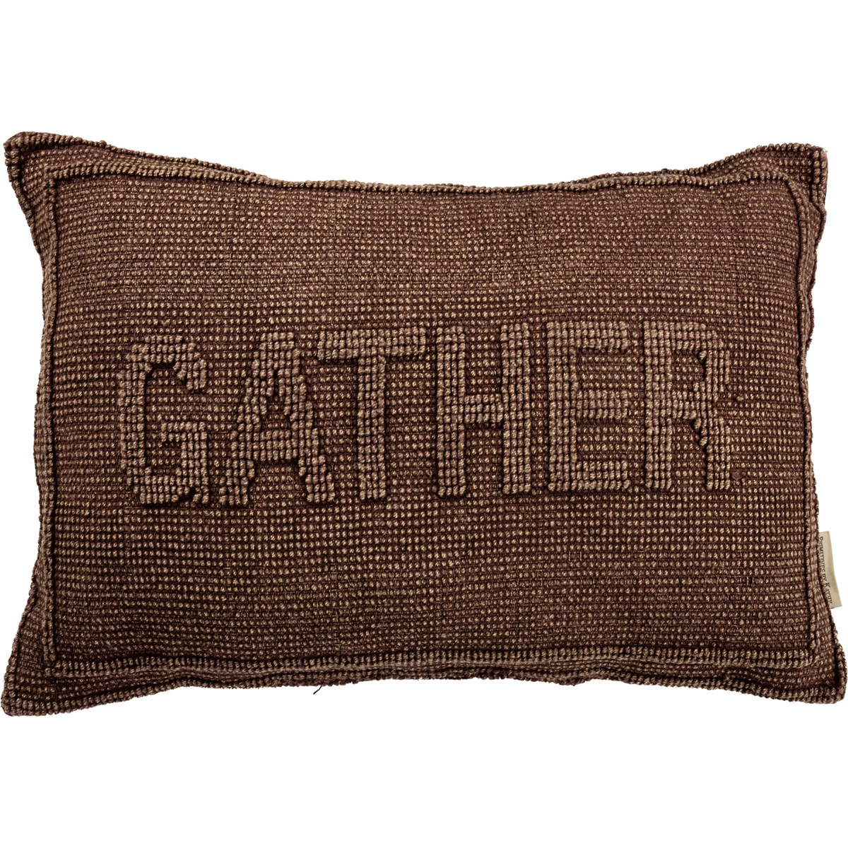 Knobby Gather Pillow - Cotton, Velvet, Zipper