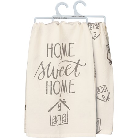 Kitchen Towel - Home Sweet Home - 28" x 28" - Cotton