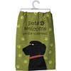 Pets Welcome People Tolerated Kitchen Towel - Cotton