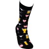 Socks - These Are My Drinking Socks - One Size Fits Most - Cotton, Nylon, Spandex