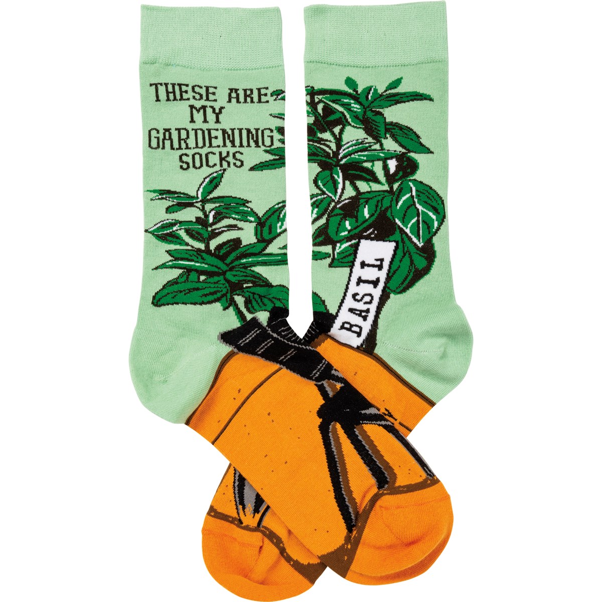 Socks - These Are My Gardening Socks - One Size Fits Most - Cotton, Nylon, Spandex