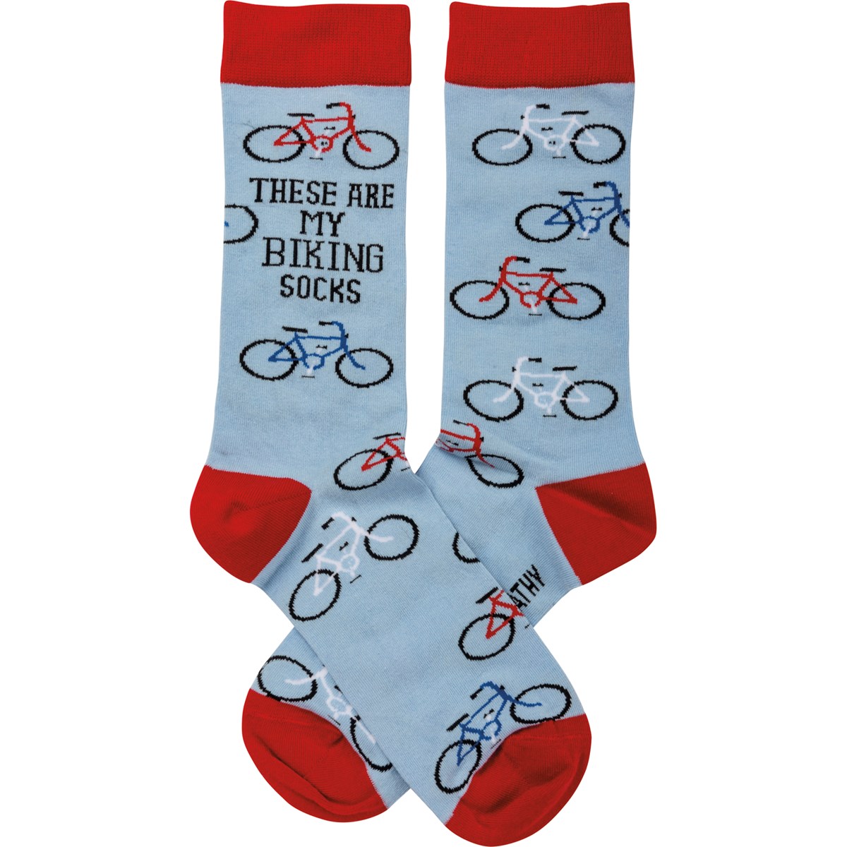 These Are My Biking Socks - Cotton, Nylon, Spandex