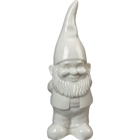 Figurine - Sm Standing Gnome - 2.25" x 6.50" x 2" - Ceramic