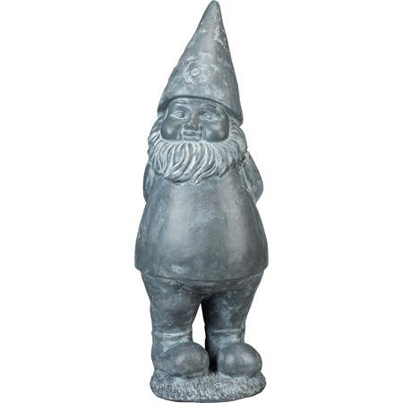 Figurine - Lg Standing Gnome - 6" x 17.50" x 6" - Stoneware