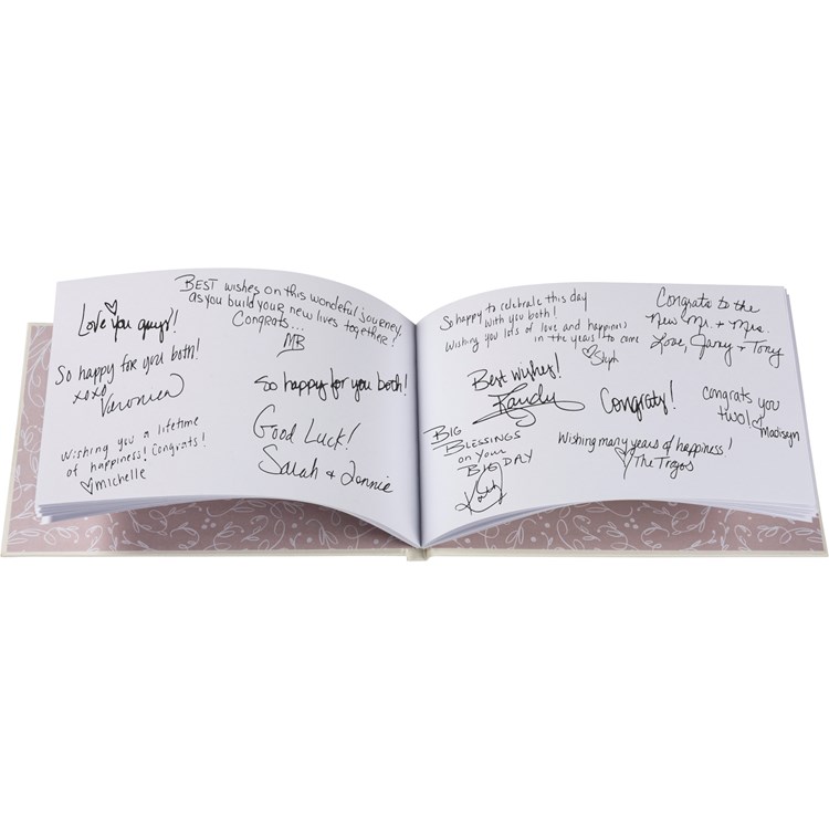 Guest Book - Wedding - 9" x 6" - Paper