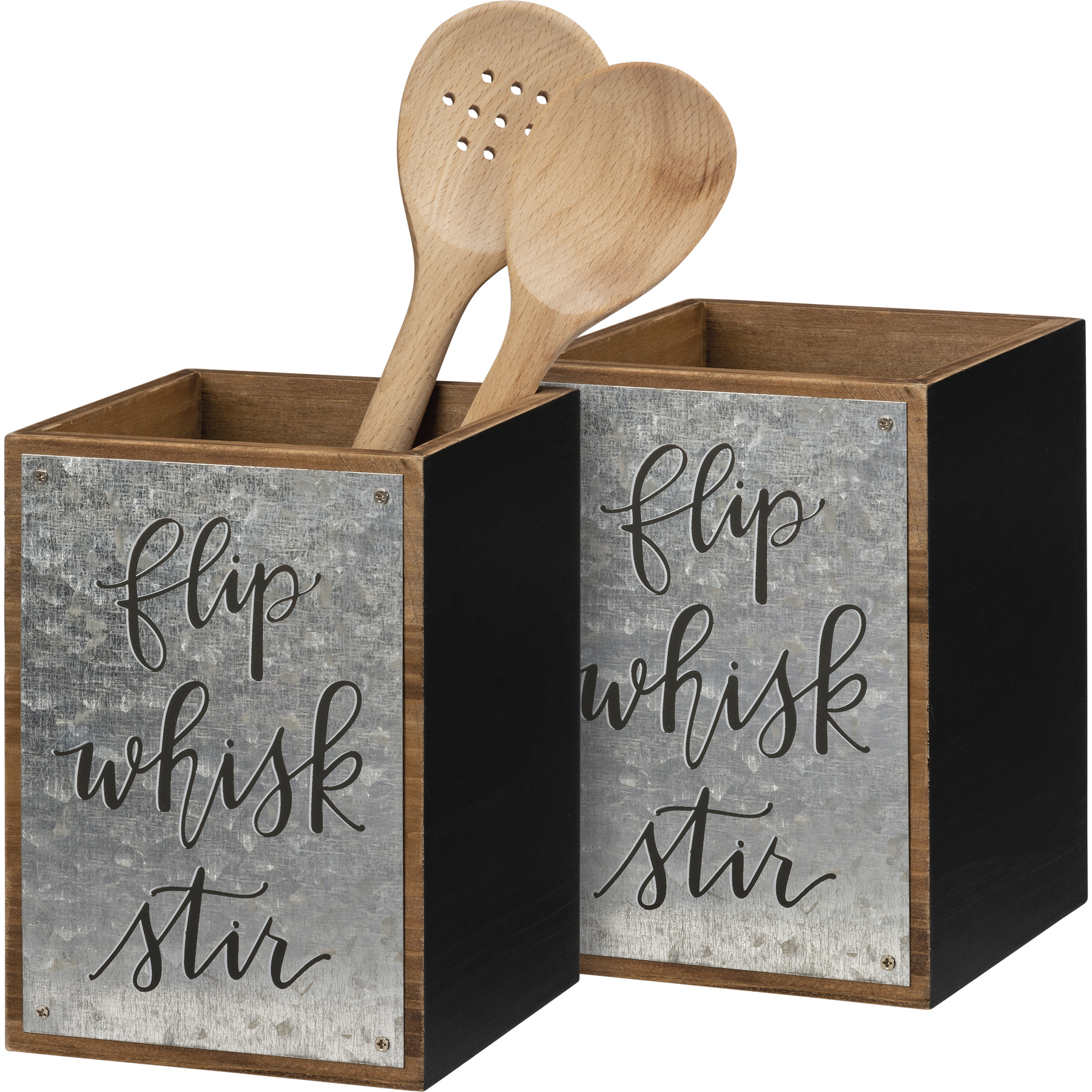 Utensil Holder Flip Whisk Stir Room by Room Collection Primitives