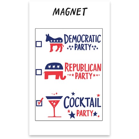 Magnet - Cocktail Party - 2.50" x 3.50", Card: 3" x 5" - Magnet, Paper