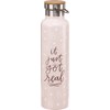 It Just Got Real Insulated Bottle - Stainless Steel, Bamboo