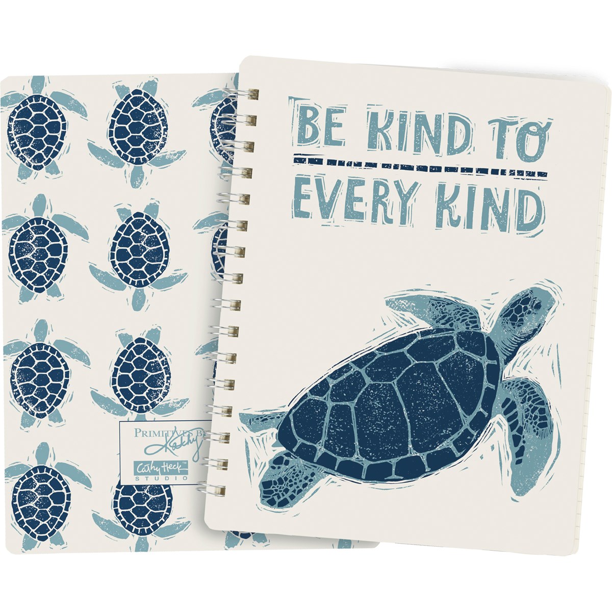 Spiral Notebook - Be Kind To Every Kind - 5.75" x 7.50" x 0.50" - Paper, Metal