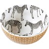 Zebra Bowl Set - Stoneware