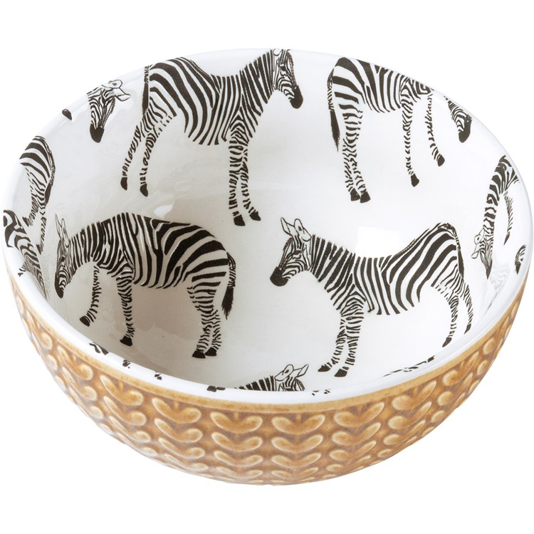 Zebra Bowl Set - Stoneware