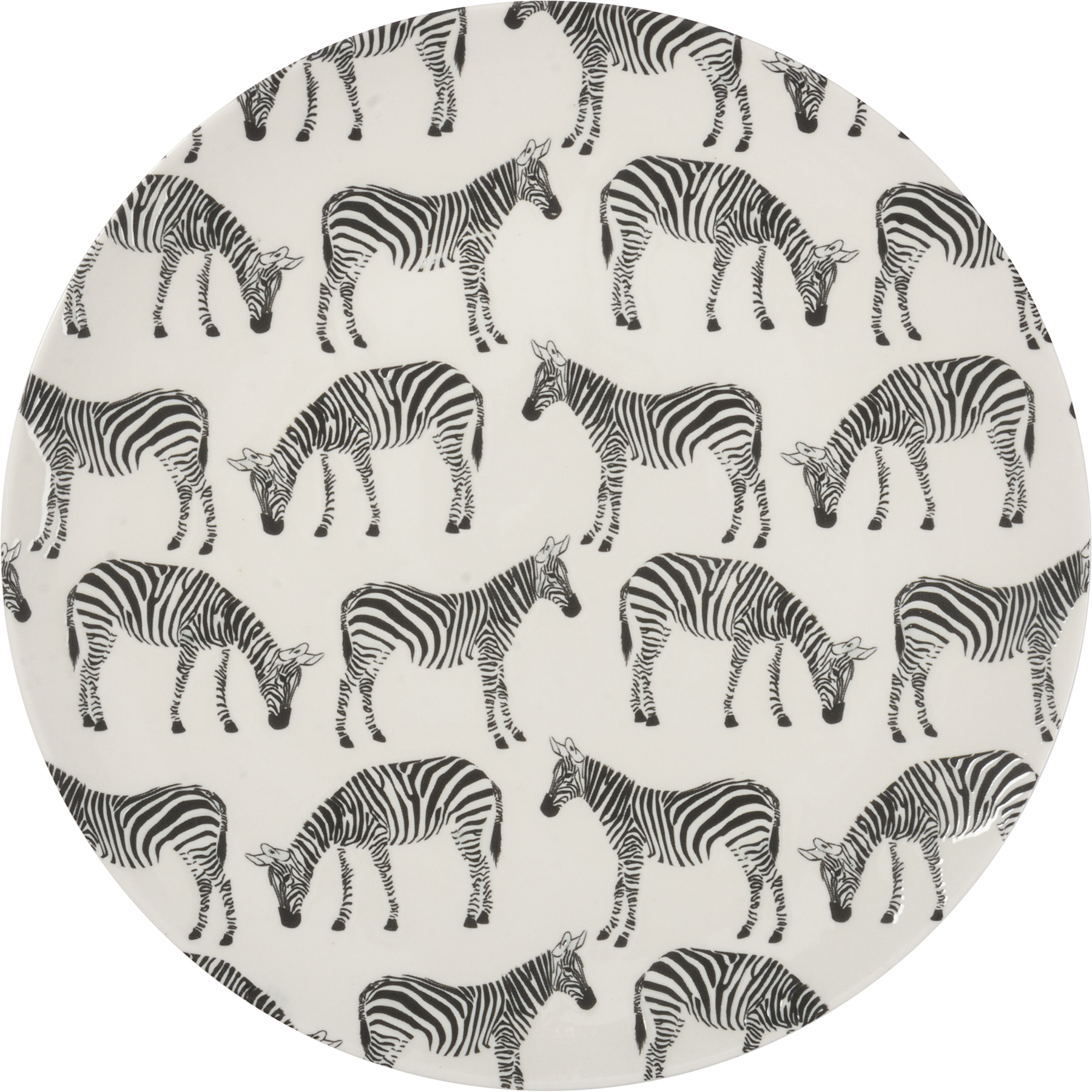 Plate Med Zebra Artisanal Prints Collection Primitives By Kathy