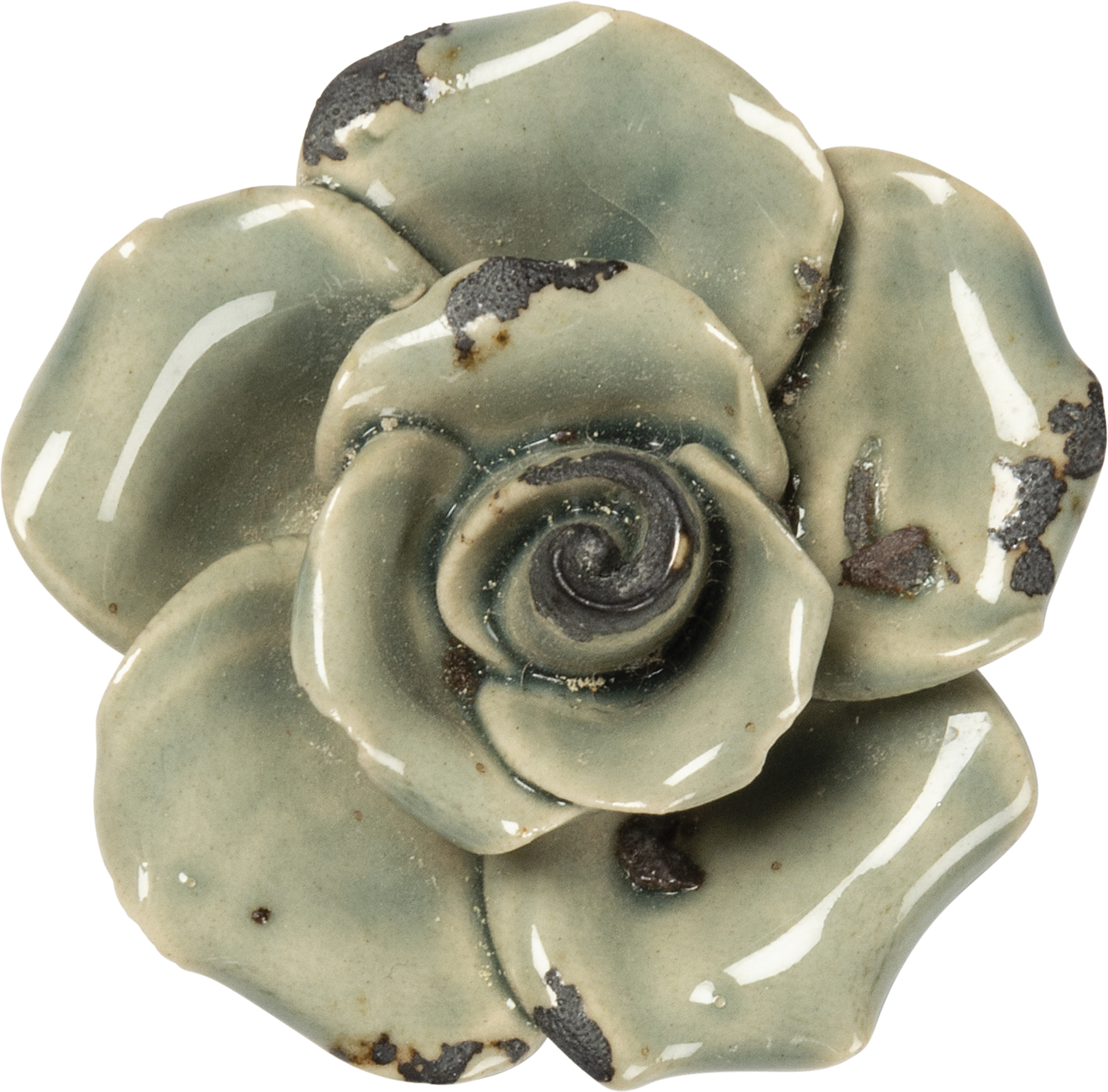 Ceramic Rose Set Botanical Collection Primitives By Kathy