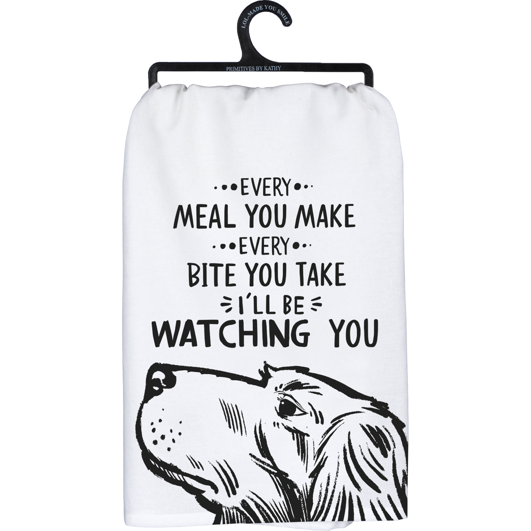 Meal You Make I'll Be Watching Kitchen Towel | Primitives By Kathy
