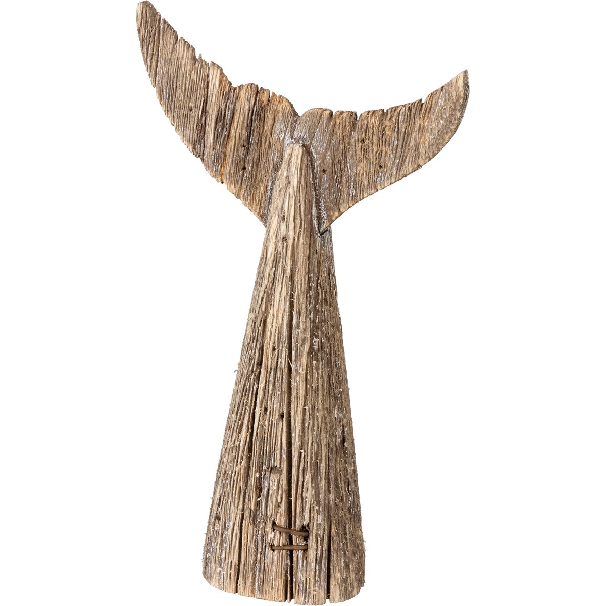 Medium Whale Tail Sitter - Wood, Metal