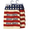 Bold Stripes Bright Stars Kitchen Towel - Cotton
