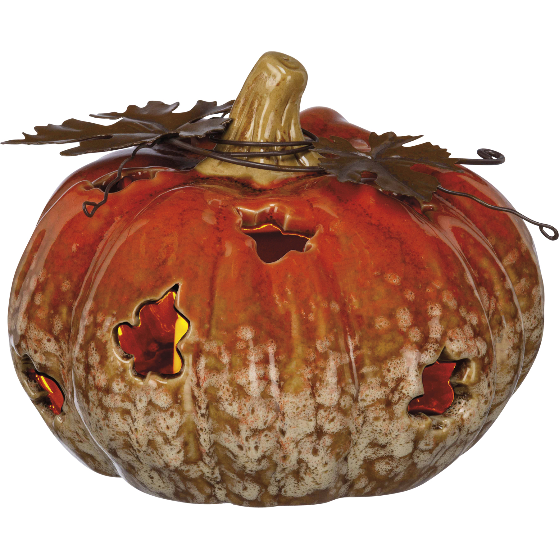 Candle Holder Pumpkin Garden Collection Primitives By Kathy