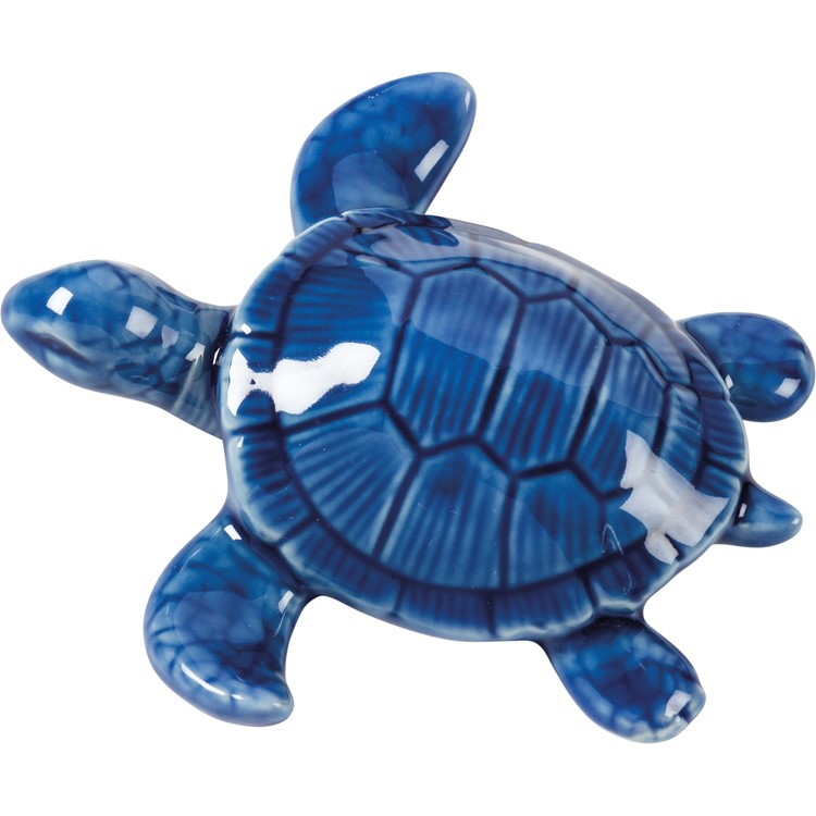 Sea Turtle Small Figurine - Ceramic