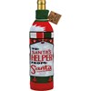To Santa's Helper From Santa Bottle Sock - Cotton, Nylon, Spandex