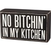 In My Kitchen Box Sign - Wood