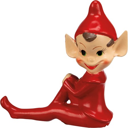 Figurine - Girl Elf - 4.50" x 4.50" x 2.25" - Resin