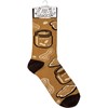 Socks - Peanut Butter & Jelly - One Size Fits Most - Cotton, Nylon, Spandex