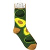 Socks - Avocado & Toast - One Size Fits Most - Cotton, Nylon, Spandex